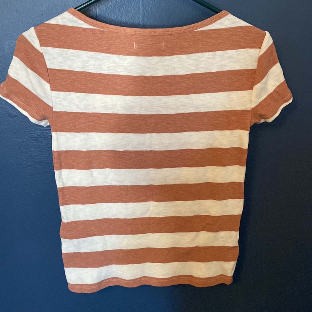 Madewell striped cotton blend knit T-shirt - Picture 3 of 4